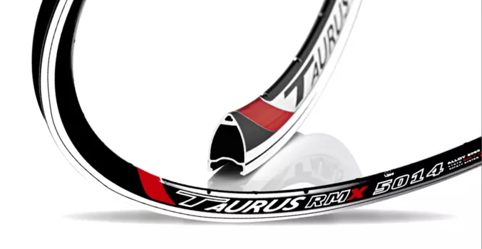 Обод велосипедный REMERX “TAURUS”, 28” (622x14), 32 спицы, 569 гр, с индикатором износа, f/v, черный, RD28b32-Ts_УЦЕНКА