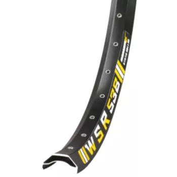 Обод велосипедный REMERX “WSR 538”, 29” (622x38), 32 спицы, 742 гр, двойной, пистонированный, черный, RD29b32e-WSR