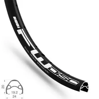 Обод велосипедный Rodi FW Disc, 27,5", 584x19C, 32H, пистонированный , 498 г, черный, 3042q32ph0