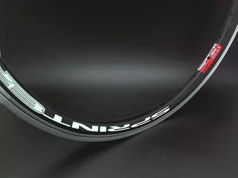 Обод велосипедный SPRINT HDP 20"х28Н, A/V, двойной А-типа, CSW, индикатор износа, чёрный, 20" HDP