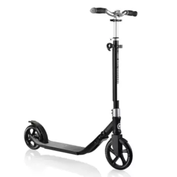 Самокат Globber One NL205-180 DUO, складной, двухколесный, нагрузка до 100 кг, серый, NL205-180 DUO серый