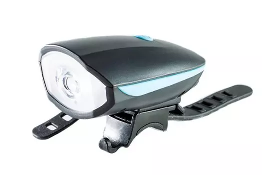 Велосипедный фонарь Lumen 204, передний, Led XPG, MicroUSB зарядка, звонок, EBL204