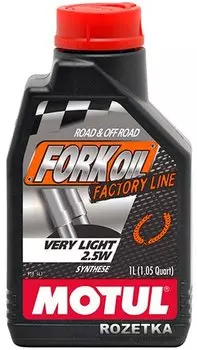 Масло MOTUL Fork Oil Factory Line Very Light, для вилок, 2.5w, синтетическое, 1 л, 101133