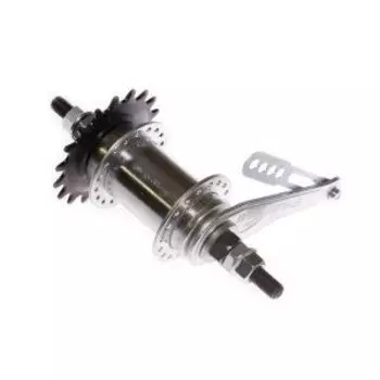 Колесо TRIX, 24", задний ст., од., 507х21/29х15,5мм, A/V, хром., вт. ст., с ножн. тормозом, YKG8-24-хром-9985