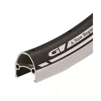 Обод велосипедный Vinca Sport 27.5”, 36H*14G, двойной, алюминий, с защитной полосой, черный, GJD 27,