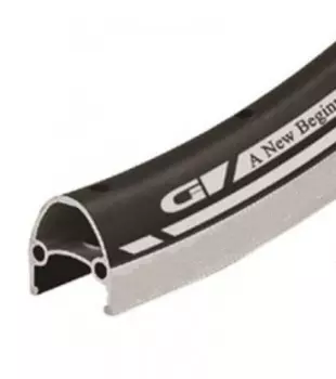 Обод велосипедный Vinca Sport 27.5”, 36H*14G, двойной, алюминий, с защитной полосой, черный, GJD 27,