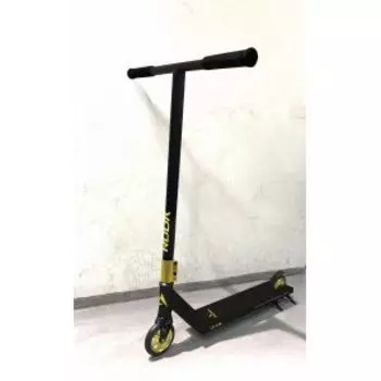 Самокат ROOK Leam, трюковый, двухколёсный, колёса 110 мм, черный/золотой, S-007GD, ЦБ-00005178