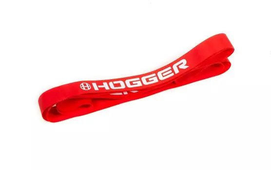 Ободная лента HOGGER, 27.5" x 20 мм, нейлон, красная, 12436