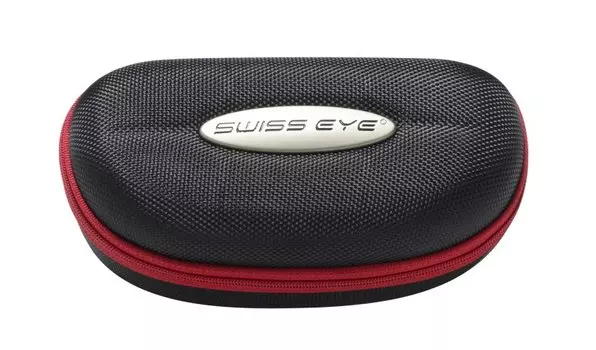 Очечник SWISSEYE, на пару очков и на две пары сменных линз, черно-красный, 61163
