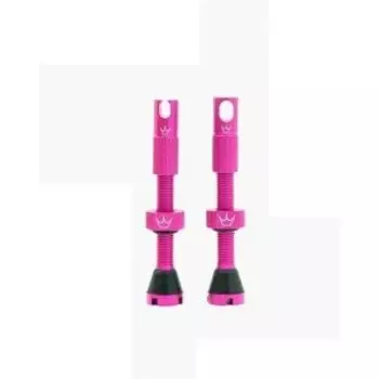 Ниппель бескамерный Peaty's Chris King (MK2) Tubeless Valves, 60 mm, 2 штуки, Punch, PTV2-60-PUN-12
