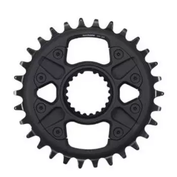 Звезда велосипедная SHIMANO, передняя, для FC-M6100-1, 30T, черный, Y0L198040
