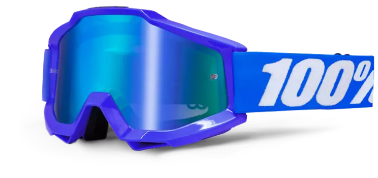Очки велосипедные 100% Accuri Reflex Blue / Mirror Blue Lens, 50210-002-02