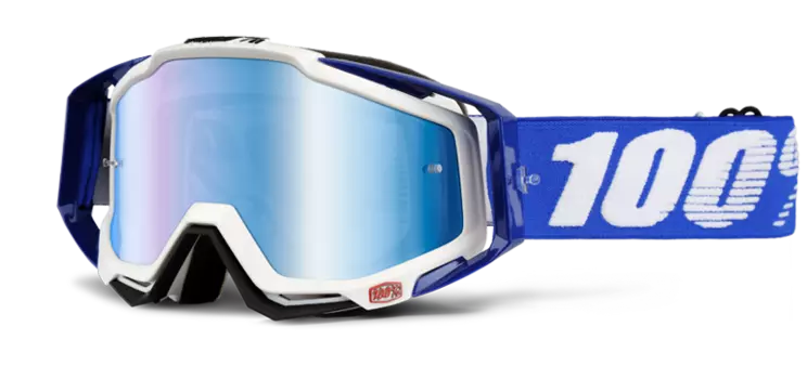 Очки велосипедные 100% Racecraft Cobalt Blue / Mirror Blue Lens, 50110-002-02