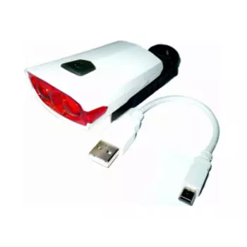Фара велосипедная XINGCHENG, задняя, 2 светодиода, USB-кабель для зарядки, XC-122R