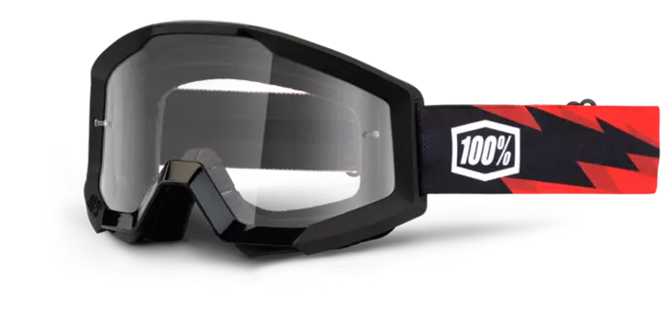 Очки велосипедные 100% Strata Slash / Clear Lens, 50400-076-02