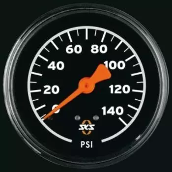 Манометр SKS, для велонасоса AIRWORX PLUS PLUS 10.1, шкала только PSI, черный, 11623