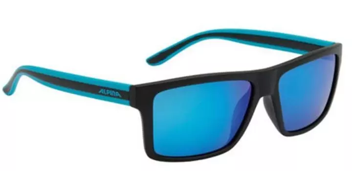 Очки велосипедные ALPINA LENYO, солнцезащитные, б/р:UNI, black matt-blue, 2017, 8554331