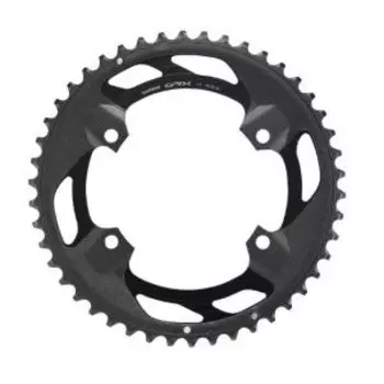 Звезда велосипедная Shimano GRX, передняя, для FC-RX600-11, 46T-NF, черный, Y0K698010