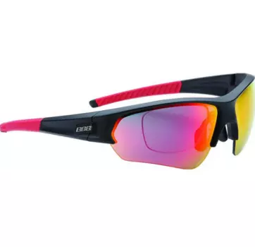 Очки велосипедные BBB 2018 Select Optic PC Smoke red MLC lenses, red temple tips черный матовый, BSG-51