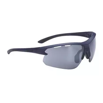 Очки велосипедные BBB Impress PC Smoke, сменные линзы жёлтые+прозрачные, мешочек, тёмно-синие, BSG-52