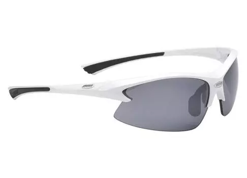 Очки велосипедные BBB Impulse PC Smoke flash, солнцезащитные, белые, BSG-38