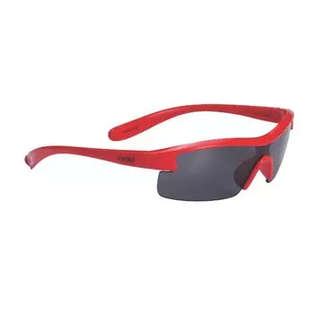 Очки велосипедные BBB Kids PC, детские, дымные линзы, мешочек, красные, BSG-54