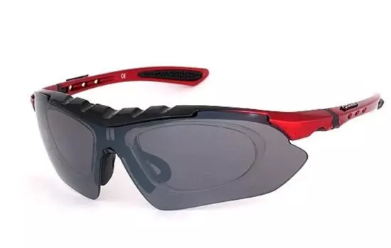 Очки велосипедные KINDAVID, со сменными линзами, бордовый, KIN_S11969