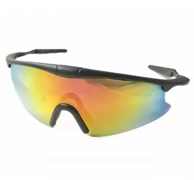 Очки велосипедные KML, линзы хамелеон, оправа черная, O-1545