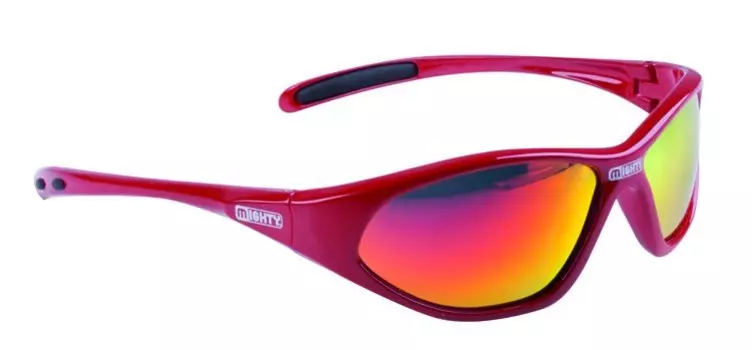 Очки велосипедные MIGHTY, солнцезащитные, детские, красная оправа, 5-710033