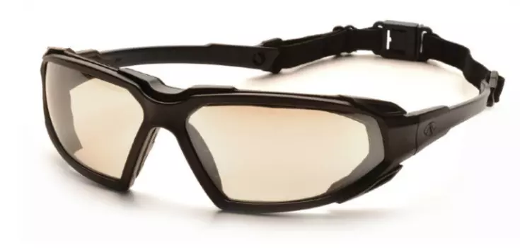 Очки велосипедные PYRAMEX HIGHLANDER-XP с зеркально-серыми ударопрочными поликарбонатными линзами, RVGSBG5080DT