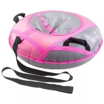 Санки STELS, надувные D80см верх тентовая ткань, без камеры, сн040/сн040.080 розово-фиолетовый, 710027