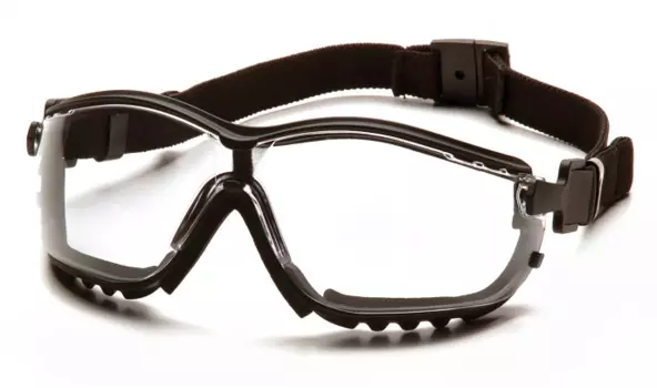 Очки велосипедные PYRAMEX V2G с прозрачными ударопрочными поликарбонатными линзами, GB1810ST