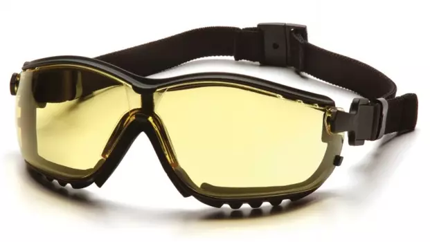 Очки велосипедные PYRAMEX V2G с желтыми ударопрочными поликарбонатными линзами, GB1830ST