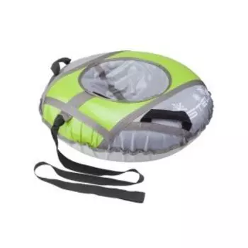 Санки STELS, надувные D80см верх тентовая ткань, без камеры, сн040/сн040.080 серо-салатов., 710028