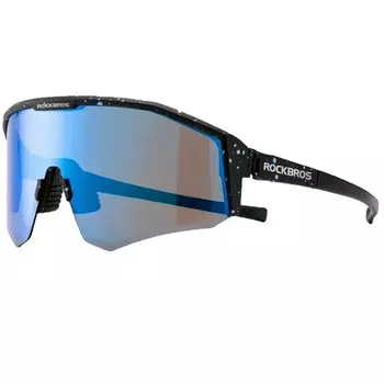 Очки велосипедные ROCKBROS 14130001001, линзы с поляризацией голубые, оправа черная, RB_14130001001
