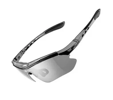 Очки велосипедные Rockbros, поляризационные, оправа черная, 10143