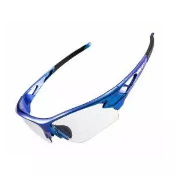 Очки велосипедные Rockbros, поляризационные, оправа черно-синяя, 10069