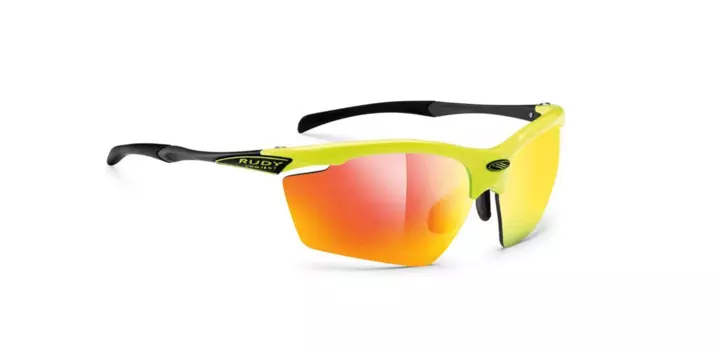 Очки велосипедные Rudy Project AGON YELLOW FLUO GLOSS-MLS ORANGE, SP294076-NNI2