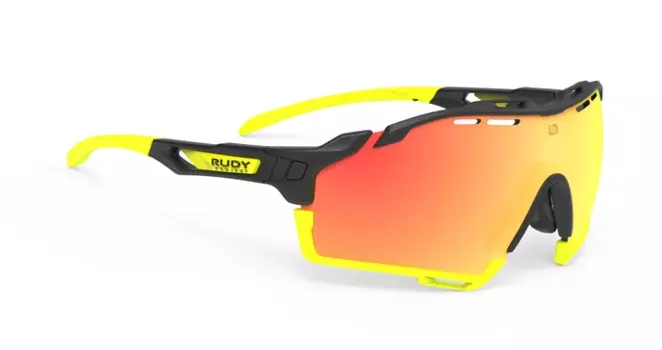 Очки велосипедные Rudy Project CUTLINE, Black Matte Azur Bahrain - Multilaser Orange, SP634006-R000