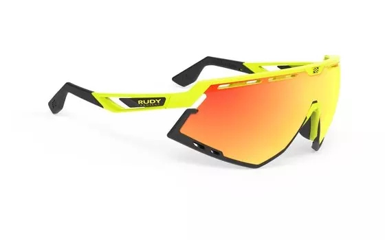 Очки велосипедные Rudy Project DEFENDER Yellow Fluo Gloss - MLS Orange, SP524076-0000