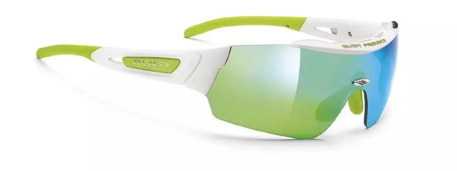 Очки велосипедные Rudy Project ERGOMASK WHITE GLOSS MLS GREEN, SP304169PME