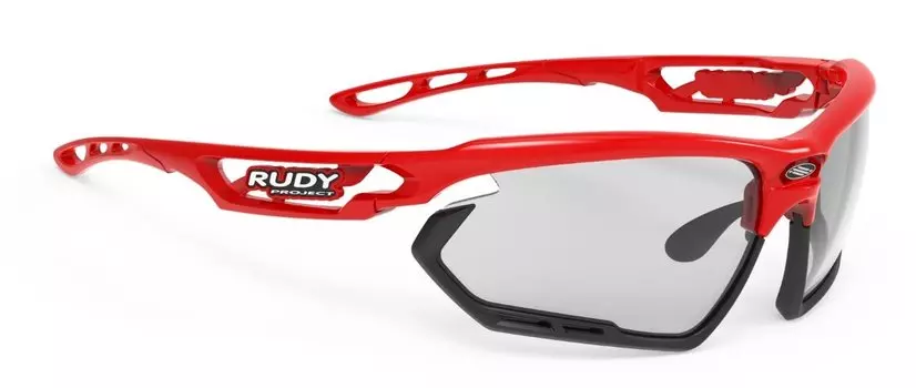 Очки велосипедные Rudy Project FOTONYK Fire RED Gloss/Bumpers Black - Impactx Photochromic 2Black, SP457345-0000