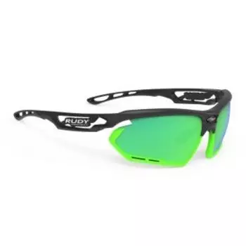 Очки велосипедные Rudy Project FOTONYK Matt BLACK/Bumpers Lime - Polar 3FX HDR MLS Green, SP456106-0002