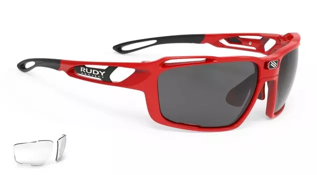 Очки велосипедные Rudy Project SINTRYX Fire RED Gloss - SMOKE BLACK, SP491045-0000