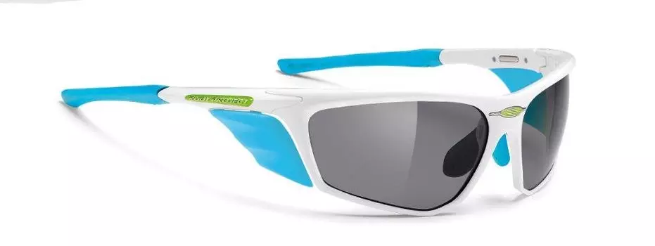 Очки велосипедные Rudy Project ZYON WHITE G.-ImpX HI PHOTO AZUR RUBBER LIME, SN227669