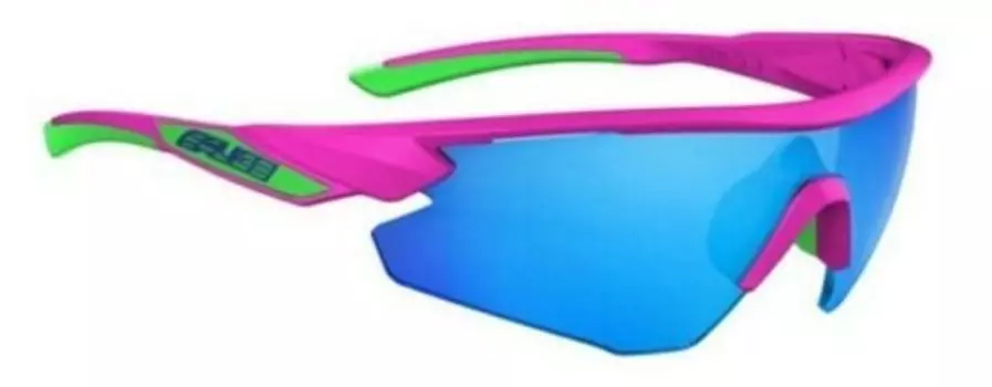 Очки велосипедные Salice, FUCHSIA/RW BLUE, 012RW