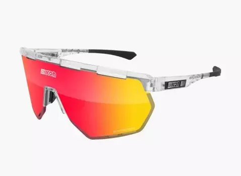 Очки велосипедные SCICON Aerowing, Multimirror Red +Rain Clear /Crystal Gloss, 2022, EY26060701