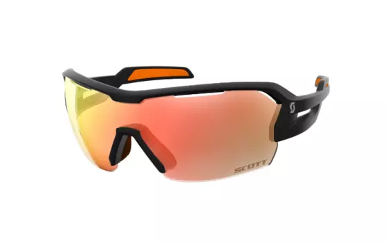 Очки велосипедные SCOTT Spur black matt/orange red chrome enhancer + clear, 2018, 266006-1338305