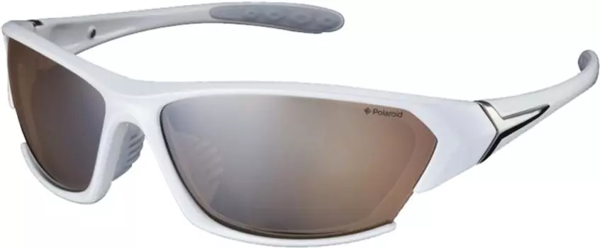 Очки велосипедные SHIMANO CE-S21X, белые/коричневые/серебрянные/зеркальные, ECES21XW