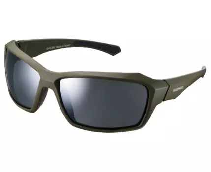 Очки велосипедные Shimano PULSAR, оливковая матовая оправа, ECEPLSR1MRMG2